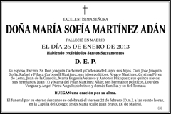 María Sofía Martínez